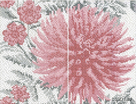 Декор-панно Medea розовый  32 041 (комплект из 2-х штук)(46х35) купить