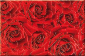 Вставка "Престиж роза" красный (25х35) купить