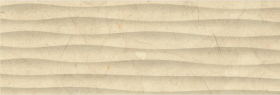 Плитка настенная рельефная глянцевая Миланезе дизайн крема волна 1064-0160 бежевая (20х60) купить