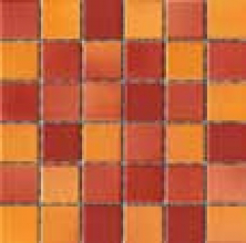 Мозаика керамогранит Сolorline k5115264 mix 7 красный 5х5см (30х30) купить