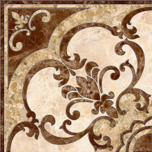 Декор-панно напольное Emperador коричневый (86х86) компл 4 шт купить
