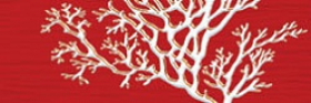 Вставка декоративная Коралл красный фон (60х20) 04-01-1-17-03-45-901-5 купить